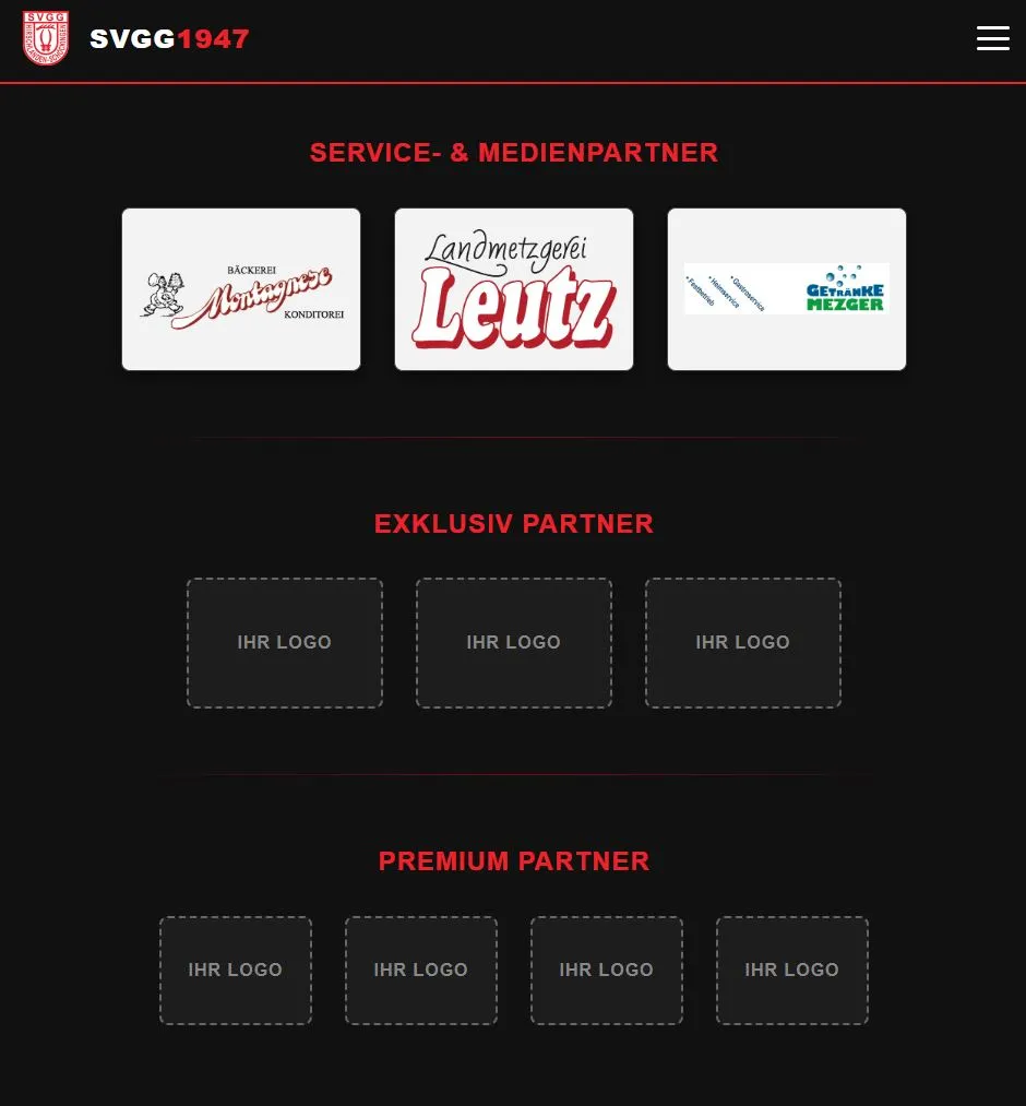Homepage Werbung